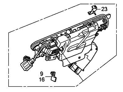 2021 Acura NSX Door Handle - 72180-T6N-A04