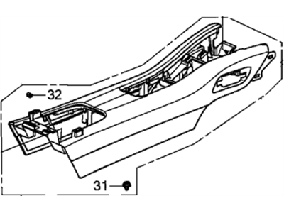 Acura NSX Arm Rest - 83401-T6N-A01ZA