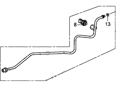 Acura NSX A/C Hose - 80343-T6N-305