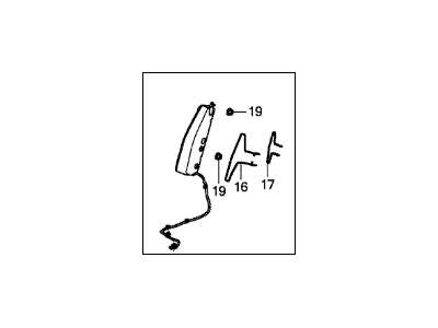 Acura 78050-T6N-A82 Passenger Side Module Assembly