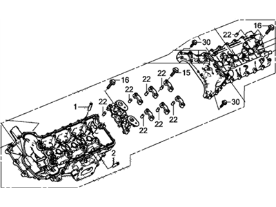 2019 Acura NSX Cylinder Head - 12300-58G-A00