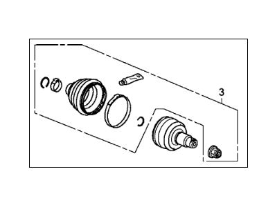 2021 Acura NSX CV Joint - 44014-T6N-315