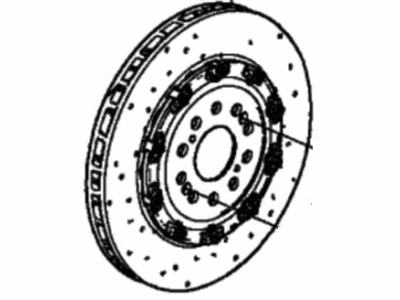 Acura NSX Brake Disc - 42510-T6N-L01