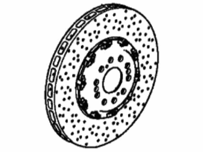 Acura NSX Brake Disc - 45251-T6N-L01