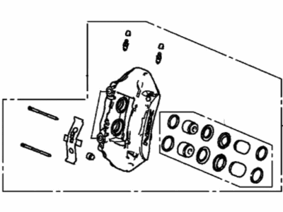 Acura NSX Brake Caliper - 43019-T6N-G20