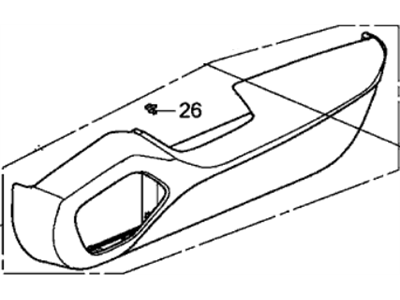 2020 Acura NSX Arm Rest - 83552-T6N-A01ZA