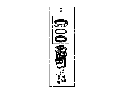 Acura 17048-T6N-A00 Fuel Filter Set