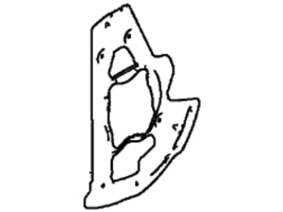 Acura 45255-T6N-A00 Right Front Splash Guard