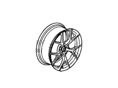 Acura 44700-T6N-A01 Aluminum Wheel Disk (19X8 1/2J) (Superalloy)