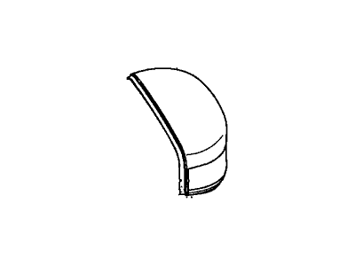 Acura TLX Mirror Cover - 76201-TZ3-A01ZR