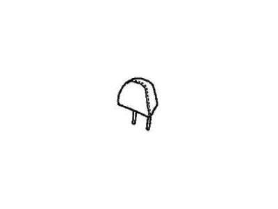 Acura 82145-TZ3-L11ZB Headrest, Rear (Outer) (Madder Red) (Leather)