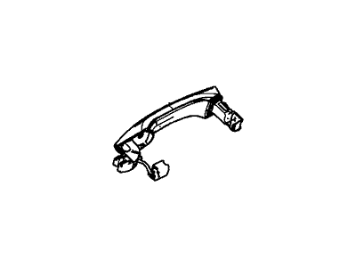 Acura 72641-TZ3-A71ZP Handle Component (Platinum White Pearl)