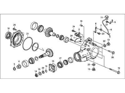 2018 Acura MDX Transfer Case - 29000-5L9-000