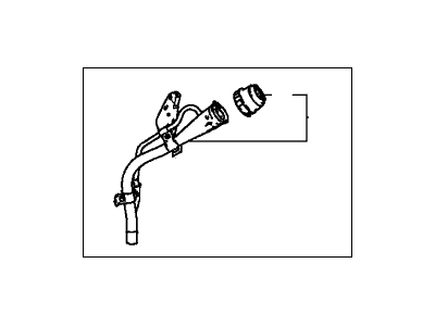 Acura 06160-TZ3-A11 Pipe, Fuel Filler