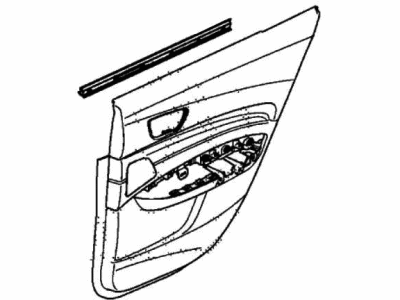 Acura TLX Door Trim Panel - 83701-TZ3-A12ZA