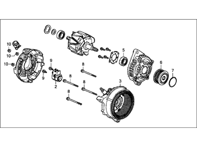 2016 Acura TLX Alternator - 31100-5J2-A51RM