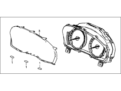 Acura 78100-TZ3-A15 Speedometer Cluster