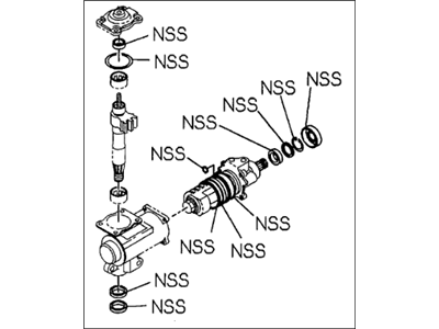 Acura 8-97029-945-1 Repair Kit, Steering Unit