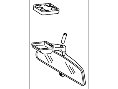 1996 Acura SLX Mirror - 8-97098-386-3