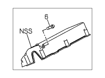 Acura SLX Valve Cover - 8-97117-346-1