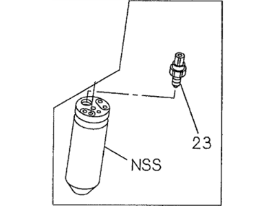 Acura 8-97095-658-0 Dryer, Receiver (R-134A)