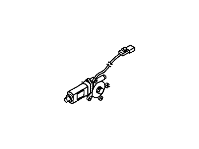 Acura 8-97800-047-0 Motor, Left Front Door Power Window Regulator