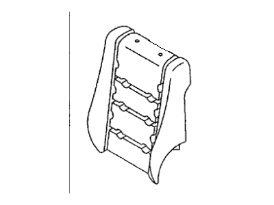 Acura 8-97044-523-2 Pad, Left Front Seat-Back