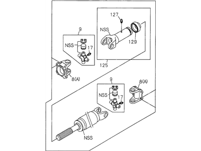 Acura Driveshaft - 8-97211-684-0