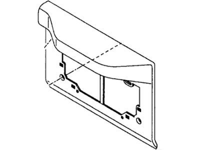Acura 8-94359-730-3 Cover, License Plate Lamp