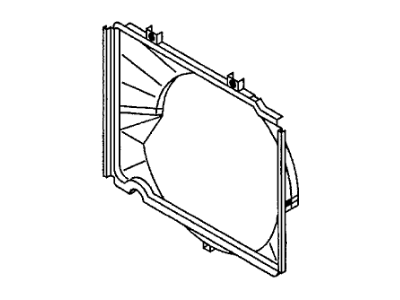 Acura SLX Fan Shroud - 8-94375-337-5