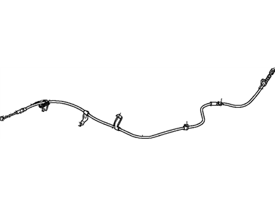 Acura 47560-TL1-G03 Hand Brake L Wire