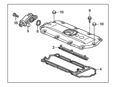 Acura 17140-RK1-A01 Intake Manifold Upper Cover