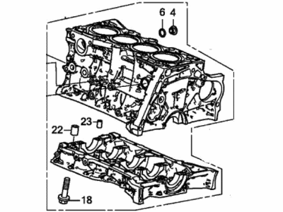 Acura TLX Engine Block - 11000-5MS-H01