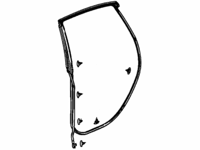 Acura TLX Weather Strip - 72810-TGV-A01