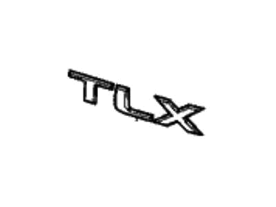 Acura 75722-TGV-A01 Rear Emblem Set