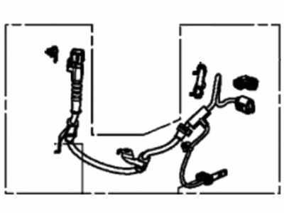Acura 47560-TGV-A02 Harness, Driver Side EPB