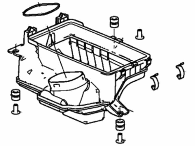 Acura Air Filter Box - 17201-6S8-A00