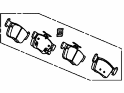 Acura TLX Brake Pad Set - 43022-TGV-A02