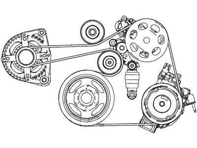 Acura TLX Drive Belt - 31110-6S8-A02