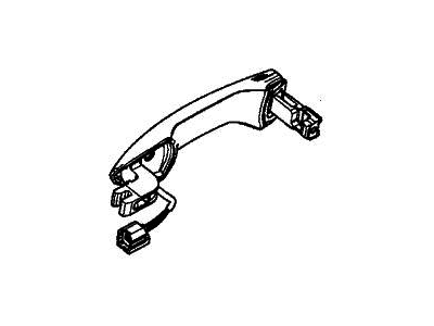 2022 Acura TLX Door Handle - 72181-TJB-A71ZS