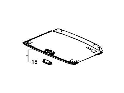 Acura 70600-TGV-A01ZA Sunshade (Alluring Ecru)