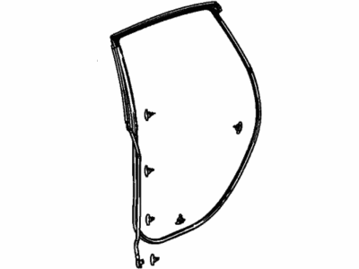 Acura TLX Weather Strip - 72850-TGV-A01