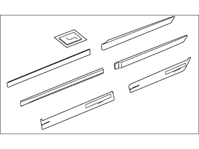 2014 Acura TL Door Moldings - 08P05-TK4-2B1B