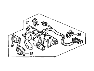Acura 35450-SL0-A02 Switch Assembly, Wiper