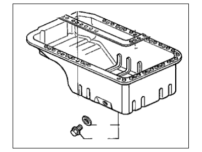 Acura 11200-PR7-A01 Oil Pan