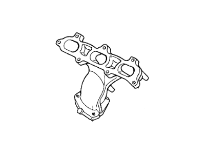 1997 Acura NSX Exhaust Manifold - 18100-PR7-A00