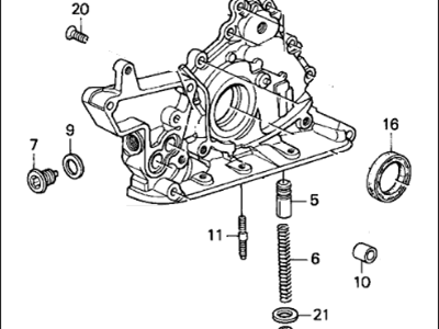 1999 Acura NSX Oil Pump - 15100-PR7-J21