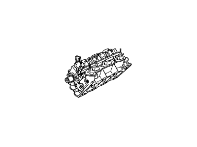 Acura 10004-P5A-A00 Engine Sub-Assembly, Passenger Side Cylinder Head