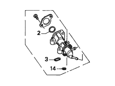 Acura 16500-P5A-003 Fast Idle Valve Assembly (Af23A) (Keihin)