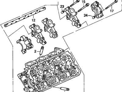 2003 Acura RL Cylinder Head - 12300-P5A-000